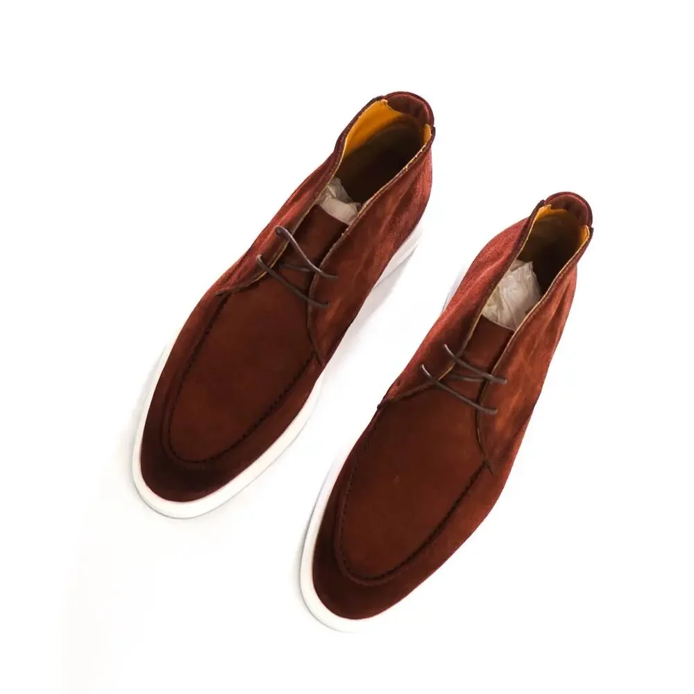 $475 MAGNANNI - Brown Suede Chukka Boots - US 9 (42EU)